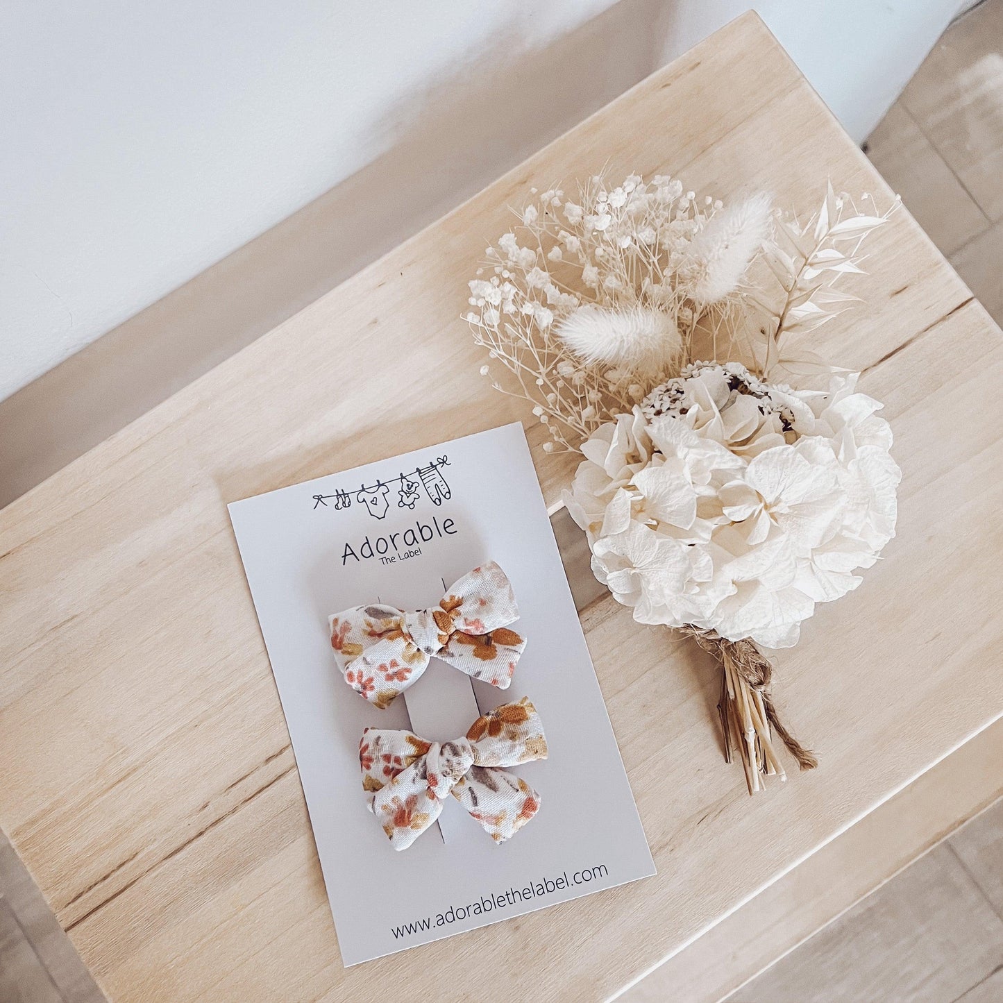 MINI BOWS - BOHO BLOOM - adorablethelabel