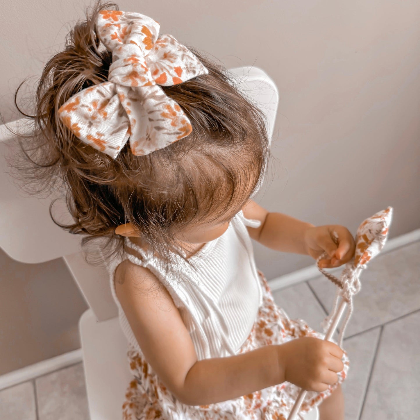 LARGE BOW - BOHO BLOOM - adorablethelabel