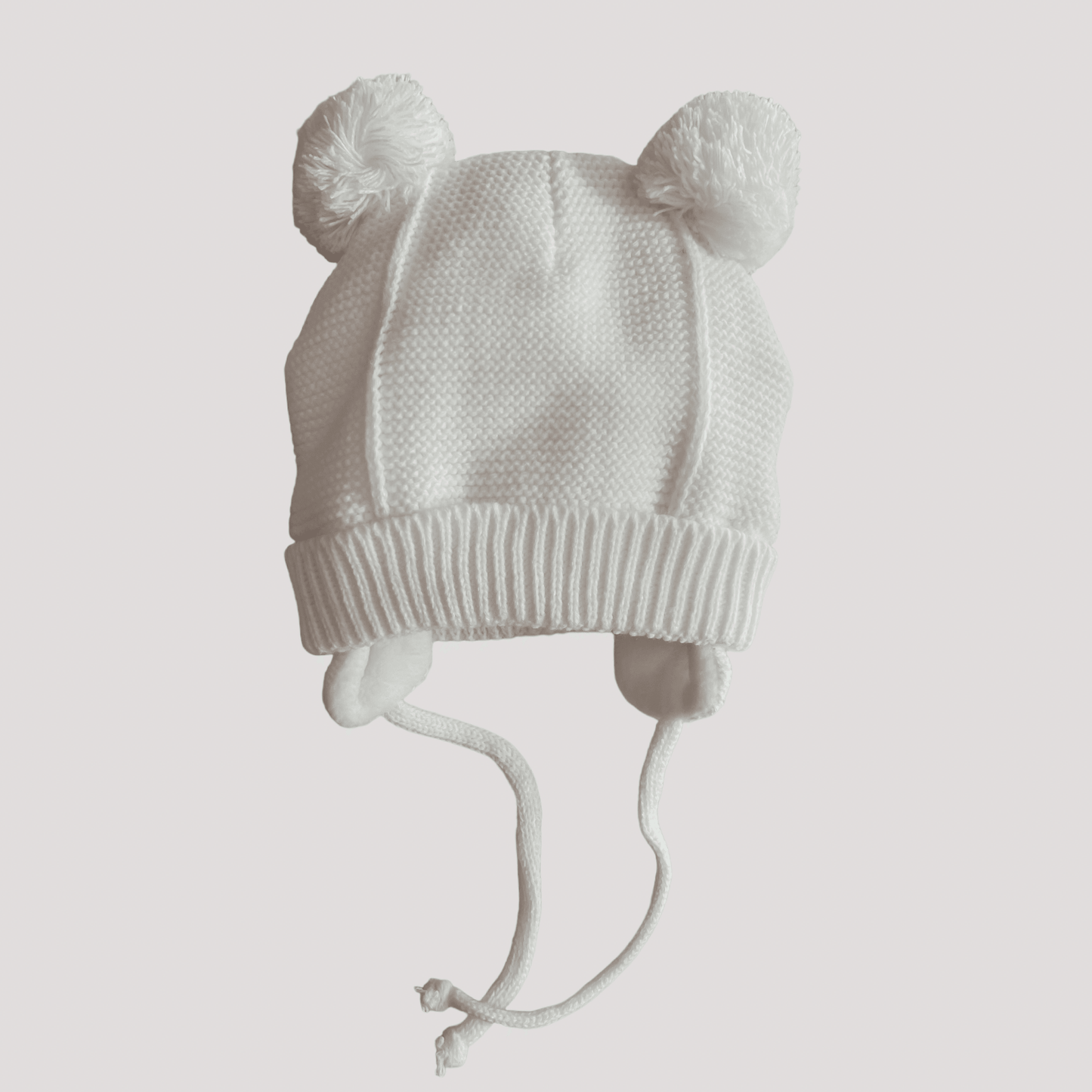 POM POM BEANIE - MILK WHITE - adorablethelabel