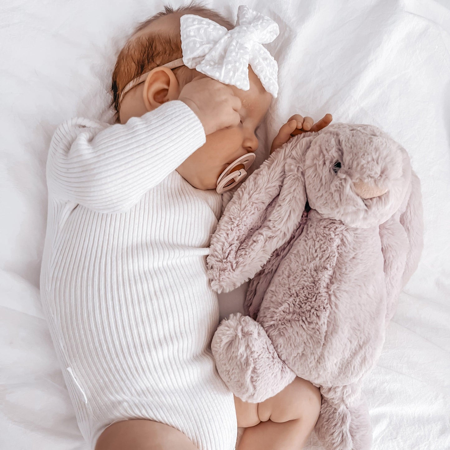 LARGE BOW - POPPYSEED - adorablethelabel