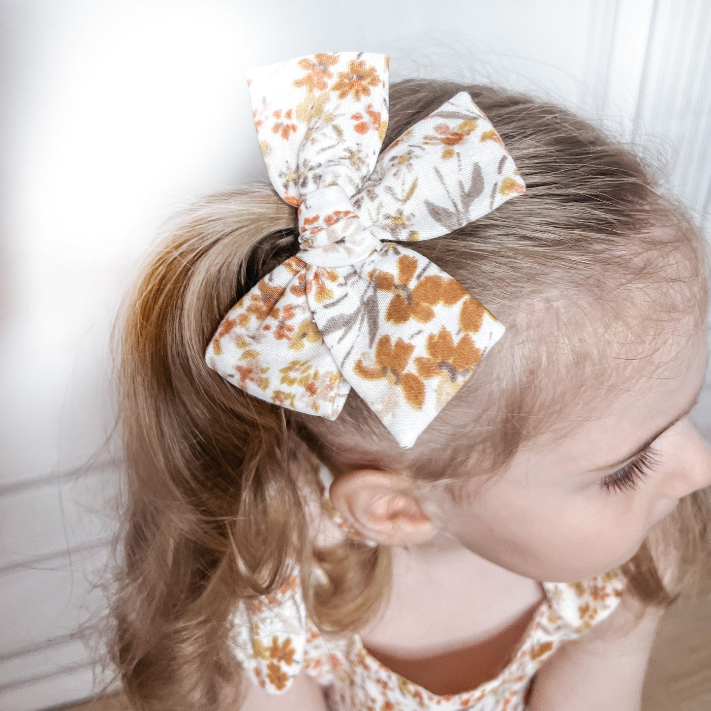 LARGE BOW - BOHO BLOOM - adorablethelabel