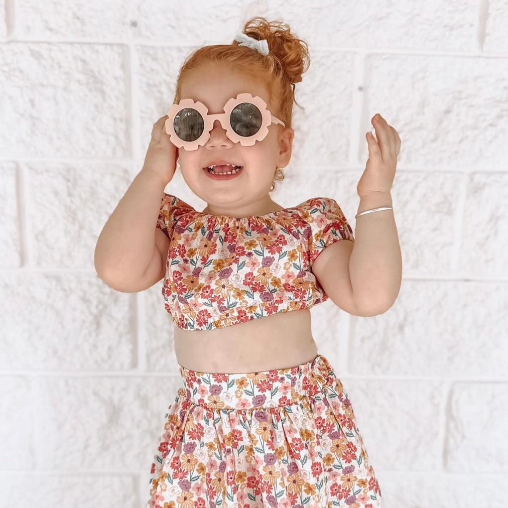 LITTLE MISS CHIC SUNGLASSES - PALE PINK - adorablethelabel