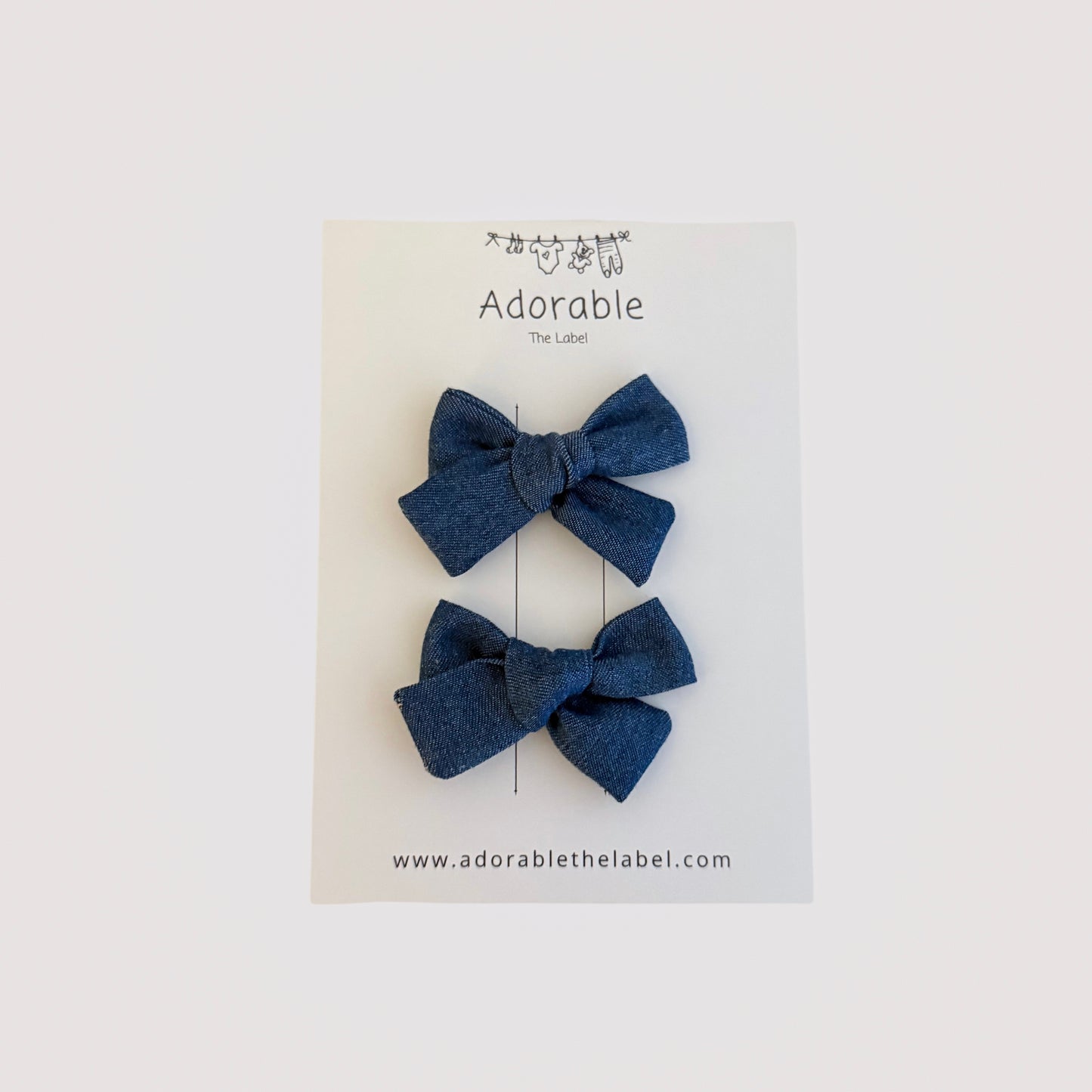 MINI BOWS - DENIM