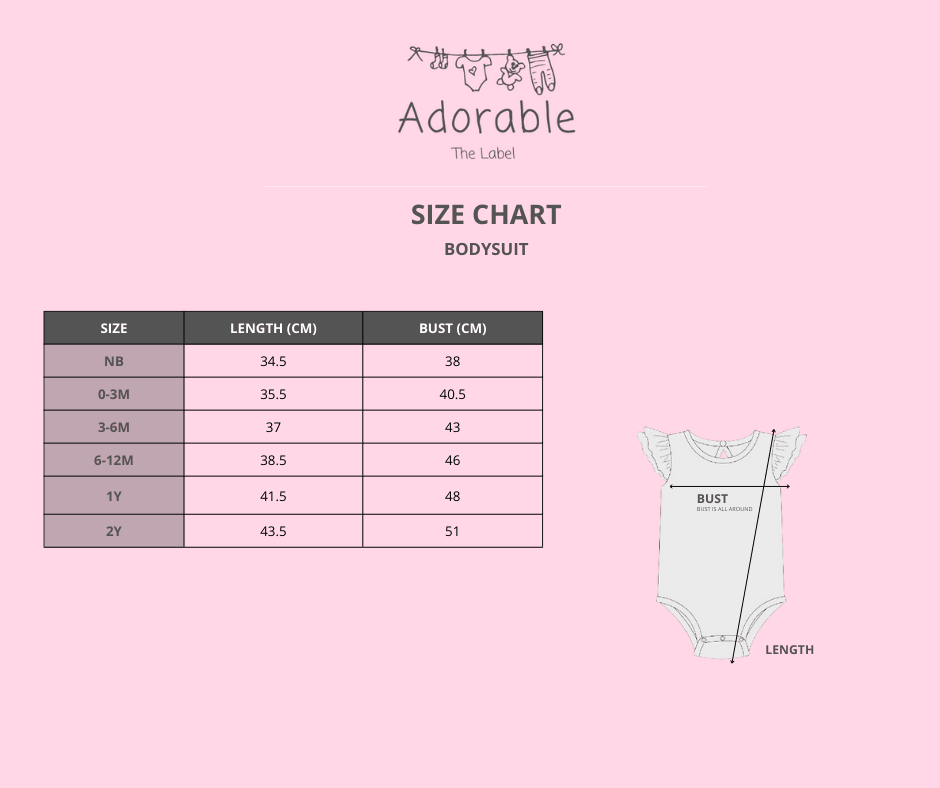 ADORABLE ESSENTIALS FLUTTER KEYHOLE BODYSUIT - MILK - adorablethelabel