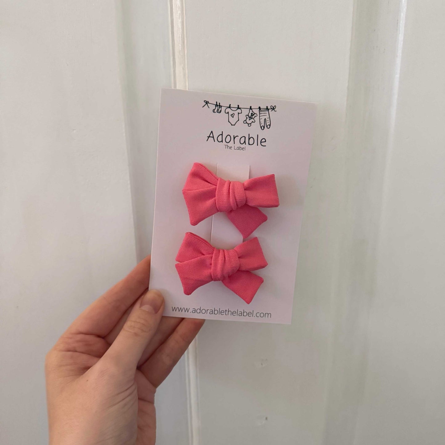 MINI BOWS - CORAL