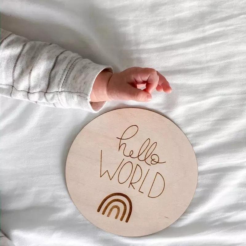 ANNOUNCEMENT DISC - HELLO WORLD - adorablethelabel