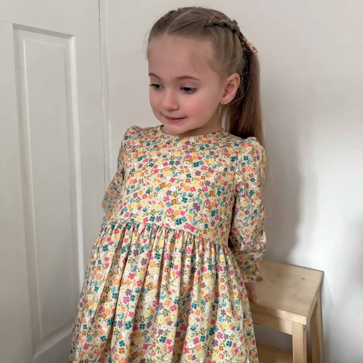 THE BOW DRESS - WILD DAISY