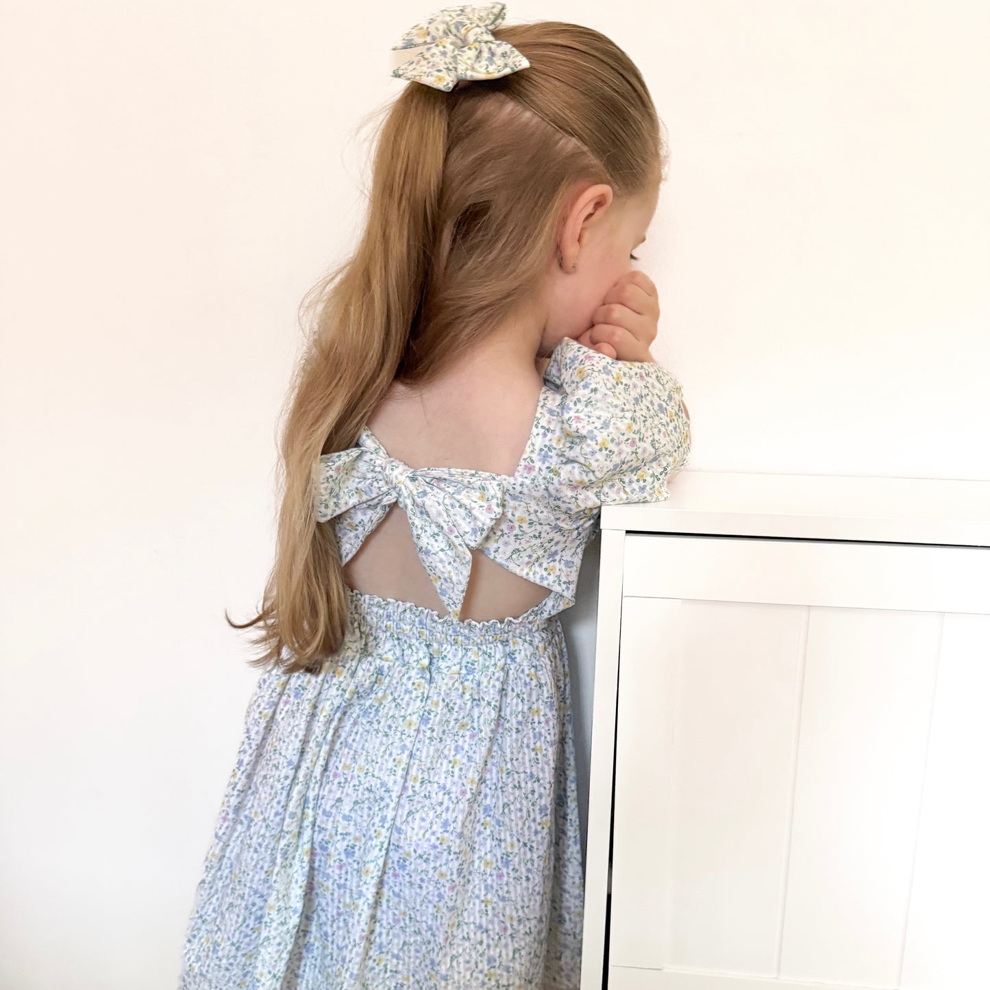 THE LITTLE ELLA DRESS - PASTEL PETALS