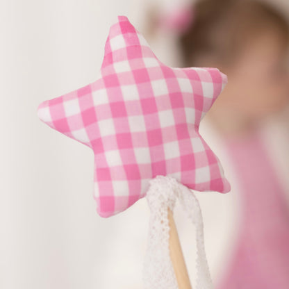 LIMITED EDITION PINK GINGHAM WAND