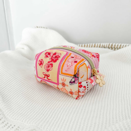 QUILTED POUCH - VILLA ROSA