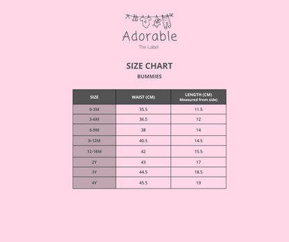 BUMMIES - LITTLE MISS CHIC