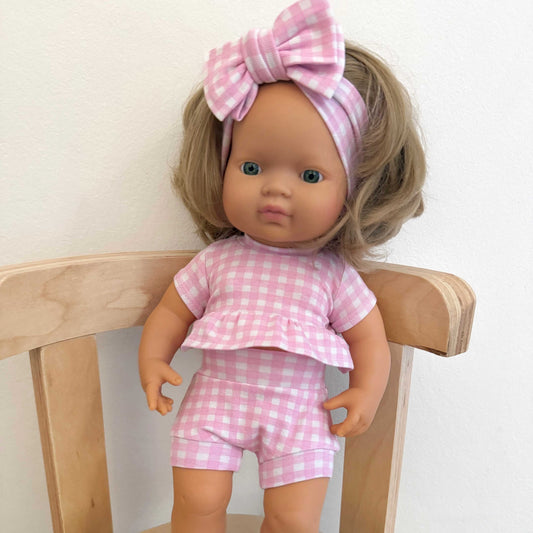 PINK GINGHAM - DOLLY BUMMIES