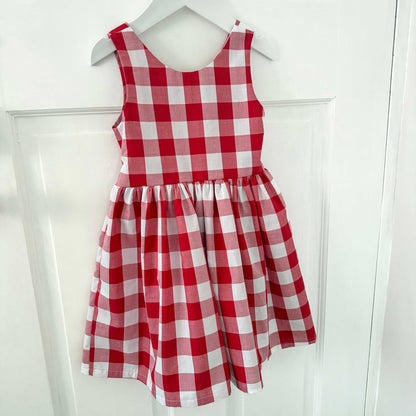 THE LITTLE MERRY GINGHAM DRESS