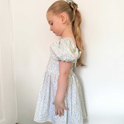 THE LITTLE ELLA DRESS - PASTEL PETALS