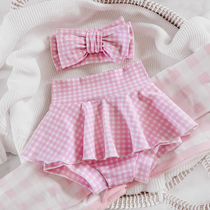 PINK GINGHAM - TUTU BUMMIES