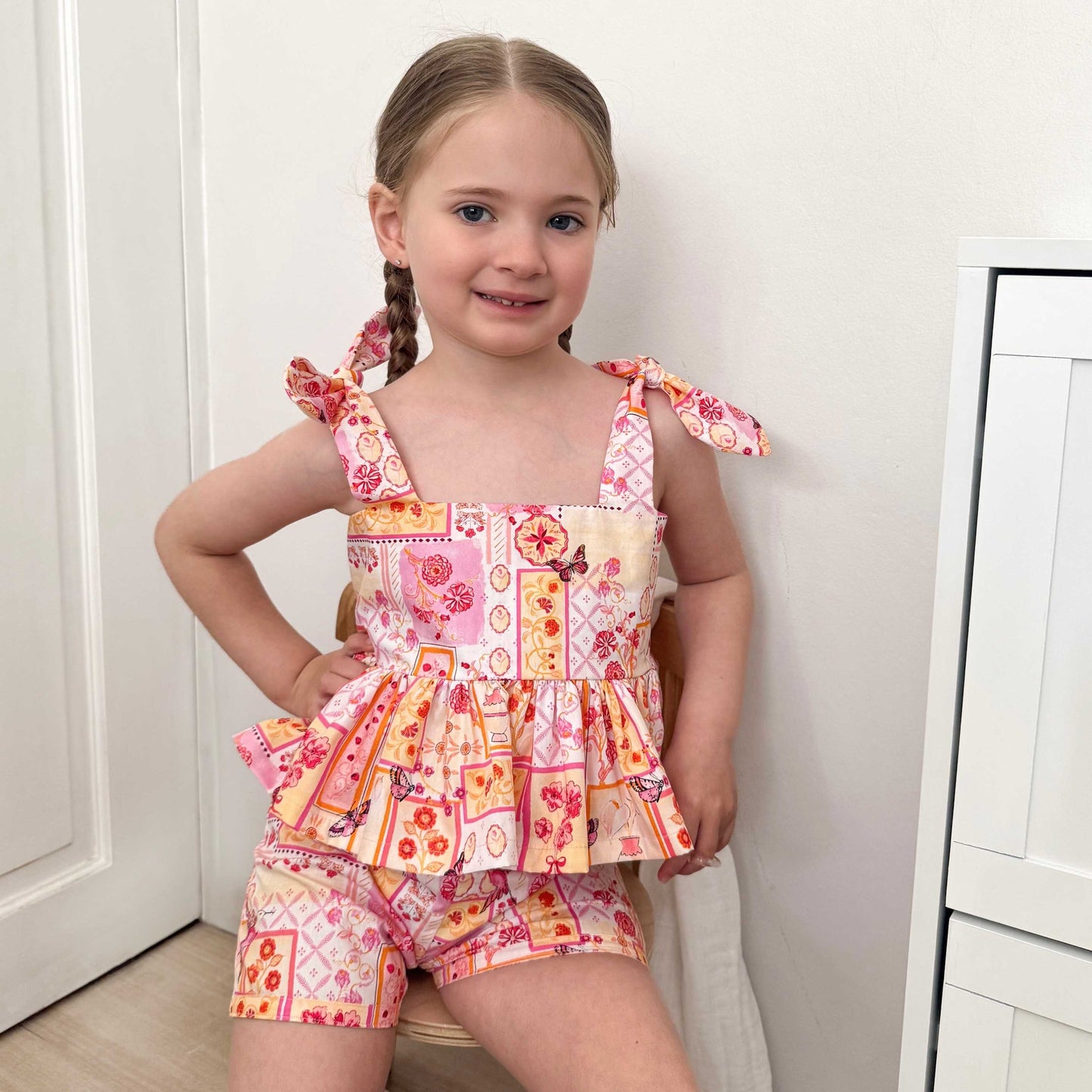 PEPLUM TOP - VILLA ROSA