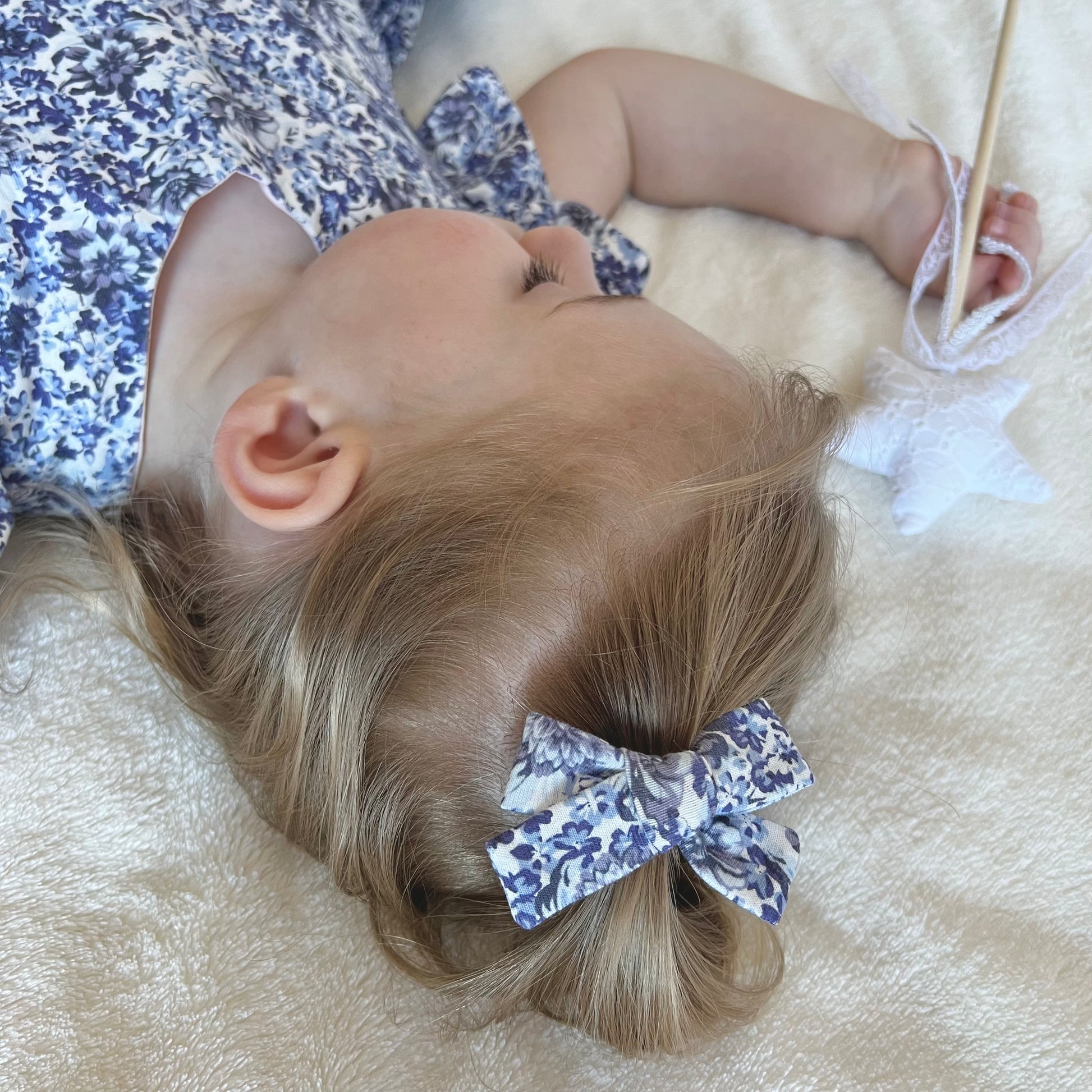 SPRING LUXE - MINI BOWS - BLUEBELL - adorablethelabel