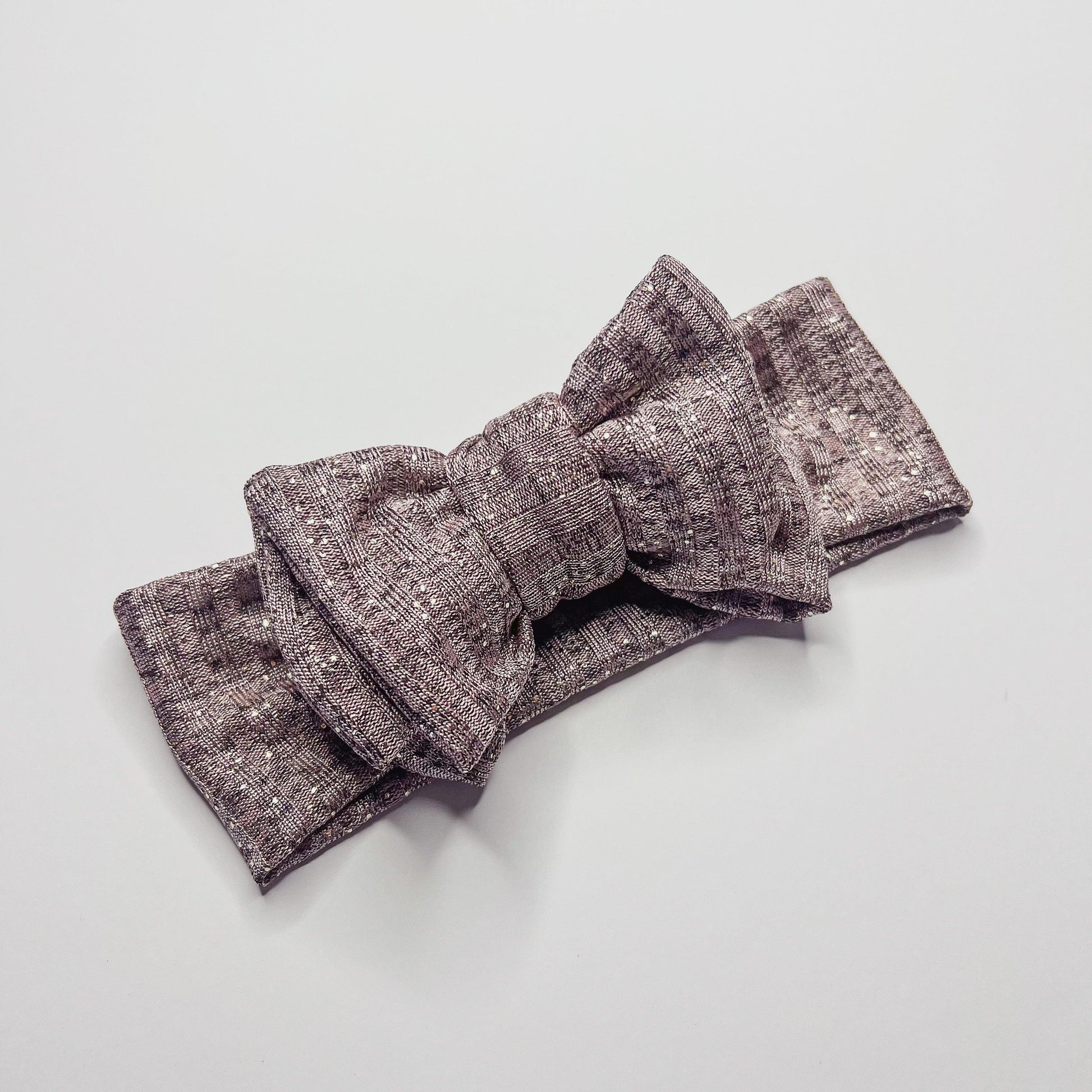 LUXE OVERSIZED TOPKNOT - LIMITED EDITION DUSTY MAUVE GLITZ - adorablethelabel