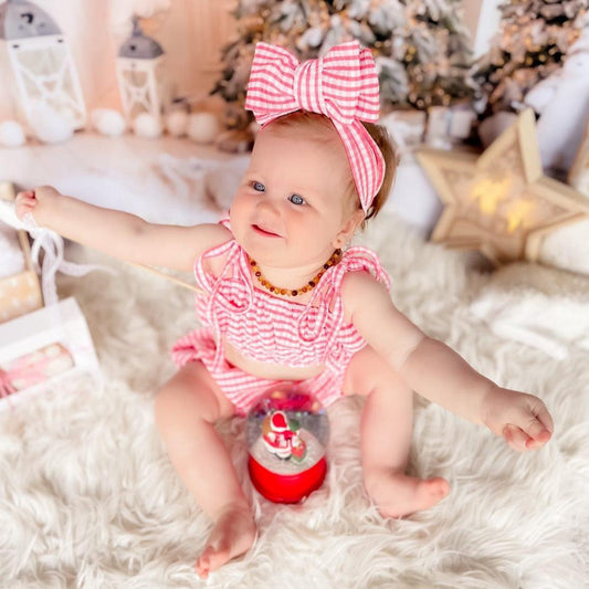 ADORABLE CHRISTMAS - OVERSIZED TOPKNOT - CANDY CANE - adorablethelabel